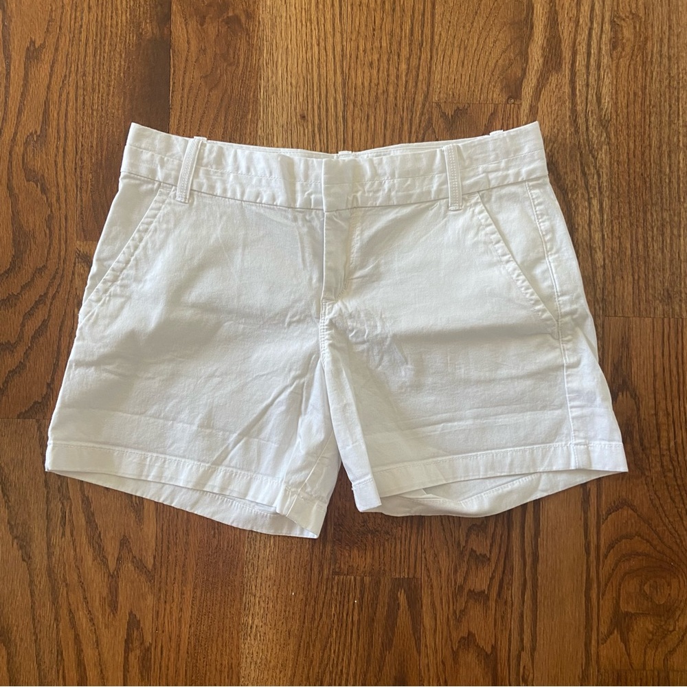 Calvin Klein Jeans White Chino Cotton Shorts Size 4